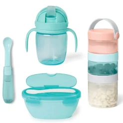 Skip Hop Tableware>Easy-Pack Travel Feeding Set