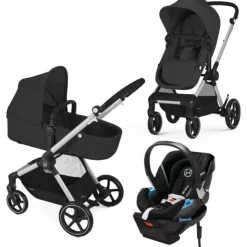 Cybex Travel Systems>EOS 5-in-1 Stroller + Aton 2 Travel System