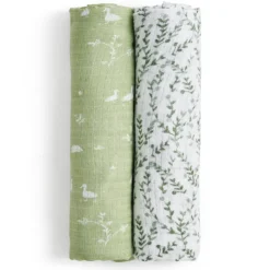 Aden & Anais Swaddles>Essentials Silky Soft Muslin Swaddle - 2 Pack