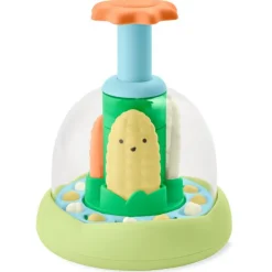 Skip Hop Sensory Toys>Farmstand Push & Spin Baby Toy