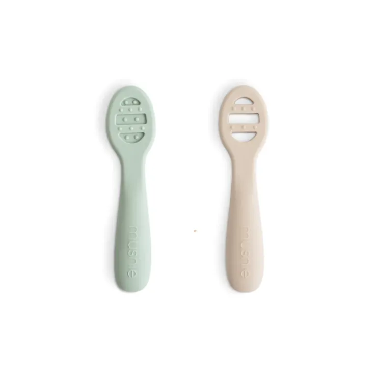 Mushie Tableware>First Feeding Baby Spoons - 2 Pack