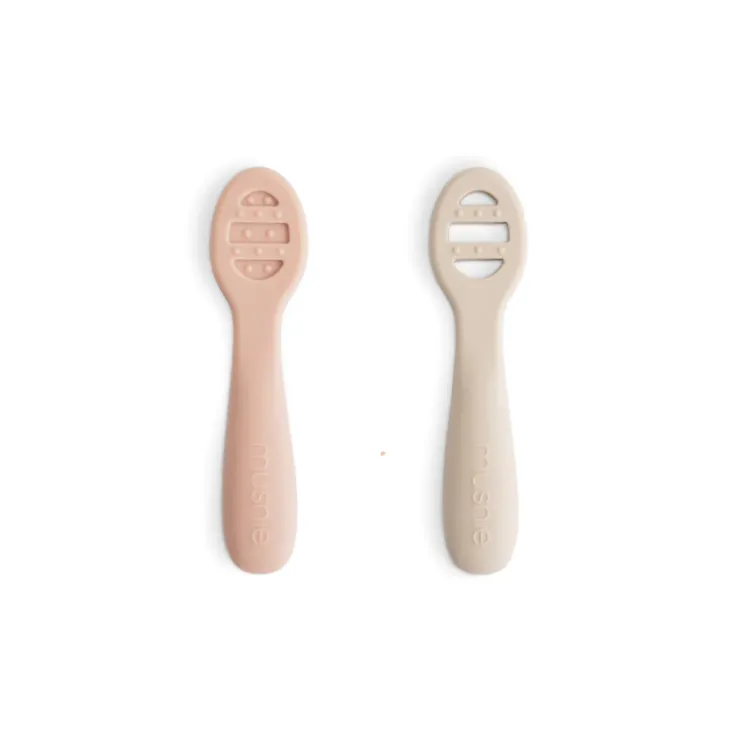 Mushie Tableware>First Feeding Baby Spoons - 2 Pack