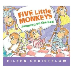 Harper Collins Canada Books>Five Little Monkeys Jumping on the Bed Padded Board Book