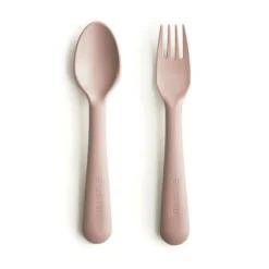 Mushie Tableware>Fork & Spoon Set
