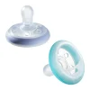 tommee tippee Pacifiers>Glow in the Dark Breast-Like Pacifiers 6-18 Months - 2 Pack