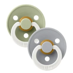 BIBS Pacifiers|Pacifier Sets>Glow In the Dark Natural Rubber Pacifier - 2 Pack