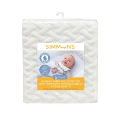 Simmons Bedding>2-in-1 Bassinet Sheet and Protector