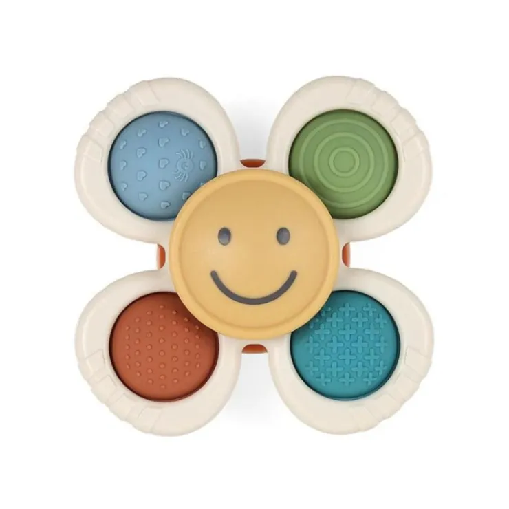 Itzy Ritzy Sensory Toys>Itzy Pop & Whirl Fidget Spinner Travel & Bath Toy