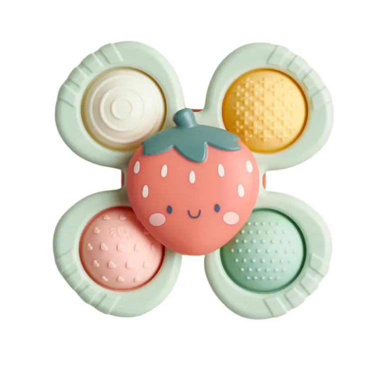 Itzy Ritzy Sensory Toys>Itzy Pop & Whirl Fidget Spinner Travel & Bath Toy