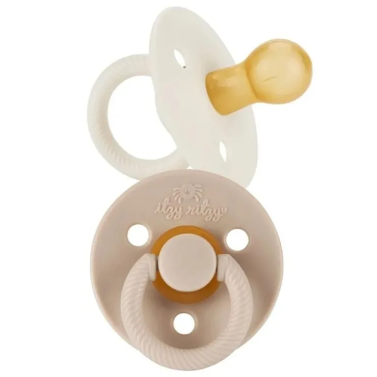 Itzy Ritzy Pacifiers|Pacifier Sets>Itzy Soother Natural Rubber Pacifier - 2 Pack