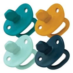 Boon Pacifiers|Pacifier Sets>JEWL Silicone Pacifier - 4 Pack