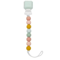 LouLou Lollipop Pacifiers|Pacifier Clips>Lolli Gem - Silicone Pacifier Clip