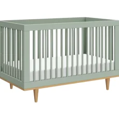 DaVinci Baby Cribs>Marley 3-in-1 Convertible Crib - Light Sage / Honey