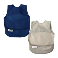 Tiny Twinkle Bibs & Burp Cloths>Mess-Proof Apron Bib - 2 Pack