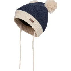 Kombi Hats>Minnie Double Pom Pom Knit Infant Toque