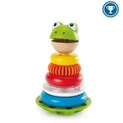 Hape Sensory Toys>Mr. Frog Stacking Rings