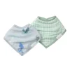 LouLou Lollipop Bibs & Burp Cloths>Muslin Bandana Bib Set - 2 Pack