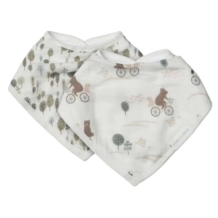 LouLou Lollipop Bibs & Burp Cloths>Muslin Bandana Bib Set - 2 Pack