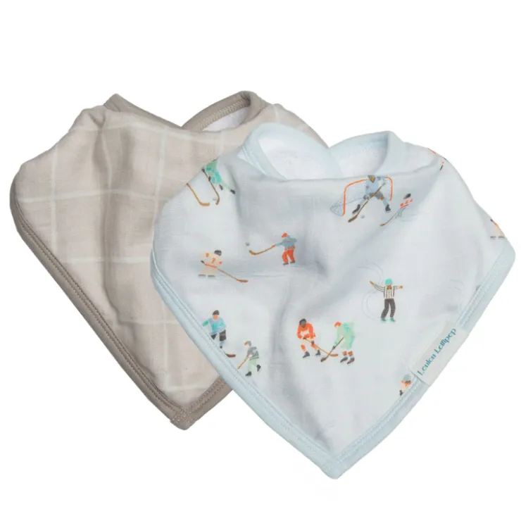 LouLou Lollipop Bibs & Burp Cloths>Muslin Bandana Bib Set - 2 Pack
