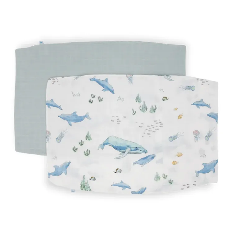 Little Unicorn Bedding>Muslin Pillowcases - 2 Pack