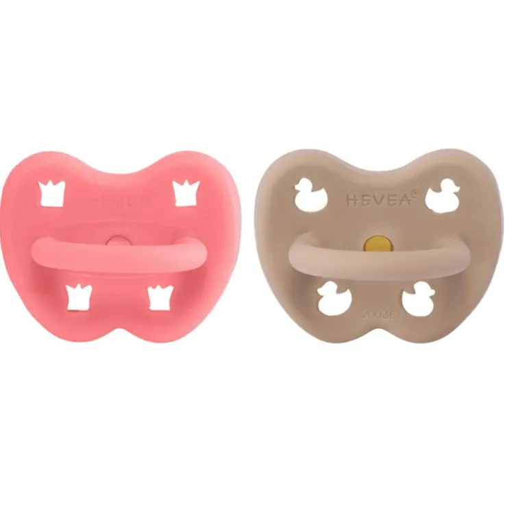 Hevea Pacifiers|Pacifier Sets>Natural Rubber Pacifier - 2 Pack