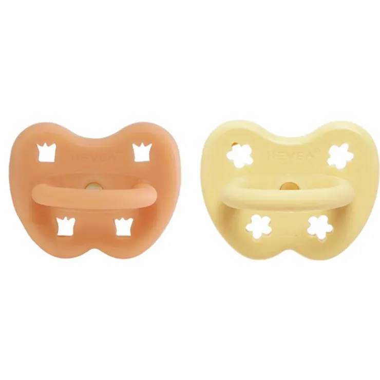 Hevea Pacifiers|Pacifier Sets>Natural Rubber Pacifier - 2 Pack