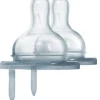 Pura Bottle Feeding>Natural Vent Nipple 2 Pack