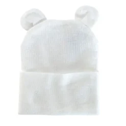 Kidcentral Essentials Hats>Newborn Knitted Bear Ear Hat