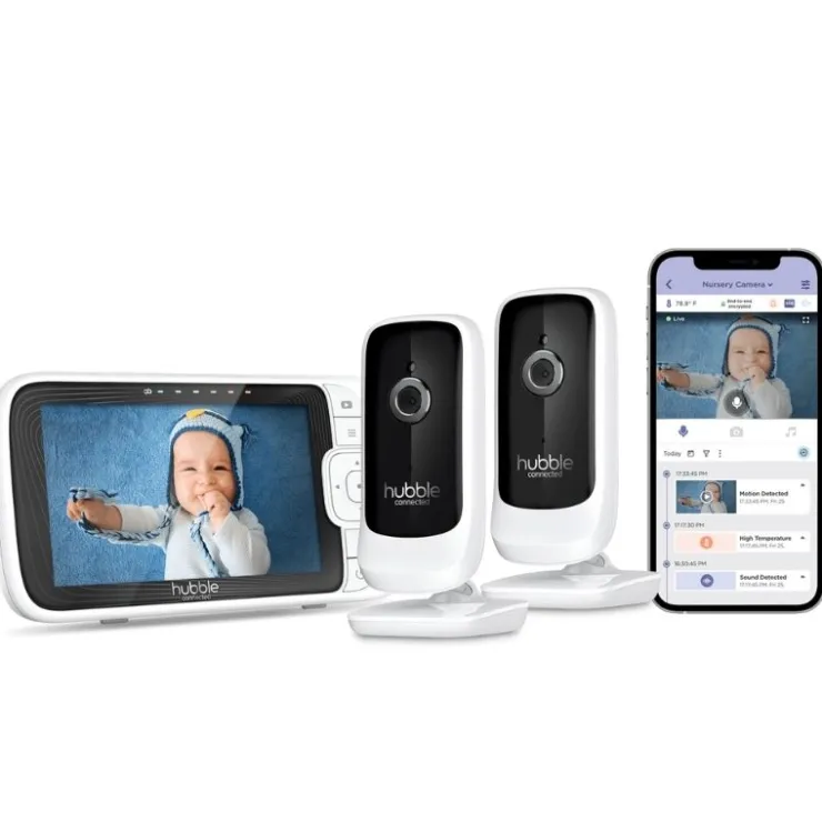 Hubble Connected Video Monitors>Nursery Pal Link Premium Baby Monitor