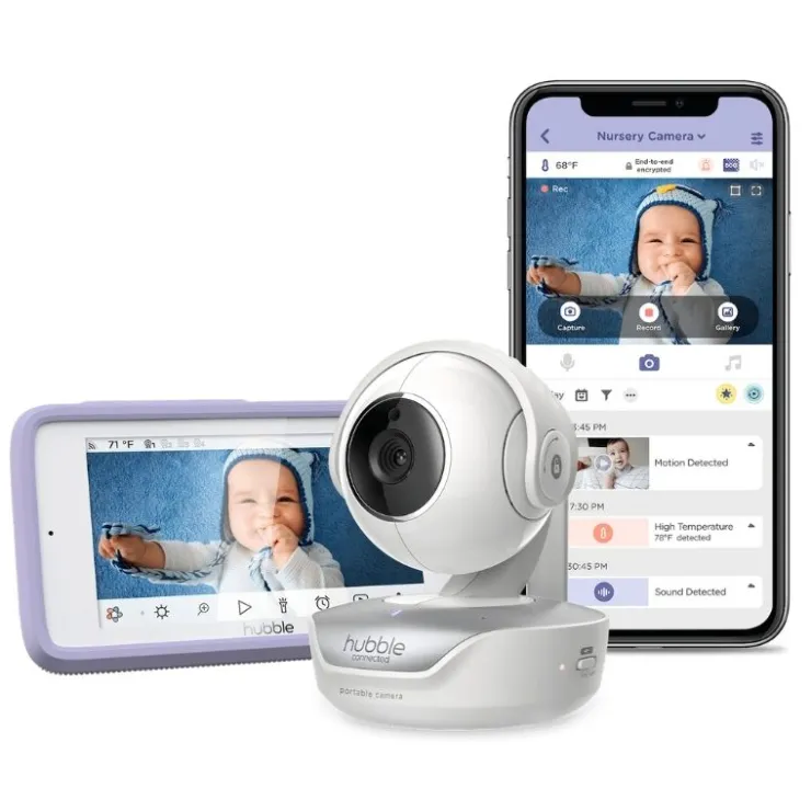 Hubble Connected Video Monitors>Nursery Pal Premium Baby Monitor