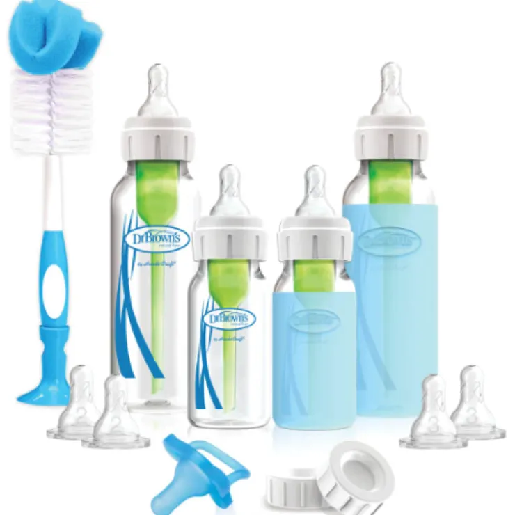 Dr Brown's Bottle Feeding>Options+ Narrow Glass Bottle Gift Set