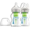 Dr Brown's Bottle Feeding>Options+ 5oz Glass Wide-Neck Bottle - 2 Pack