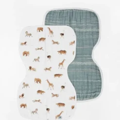 Little Unicorn Bibs & Burp Cloths>Organic Burp Cloth - 2 Pack