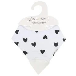 Glitter and Spice Bibs & Burp Cloths>Organic Chew & Drool Bib