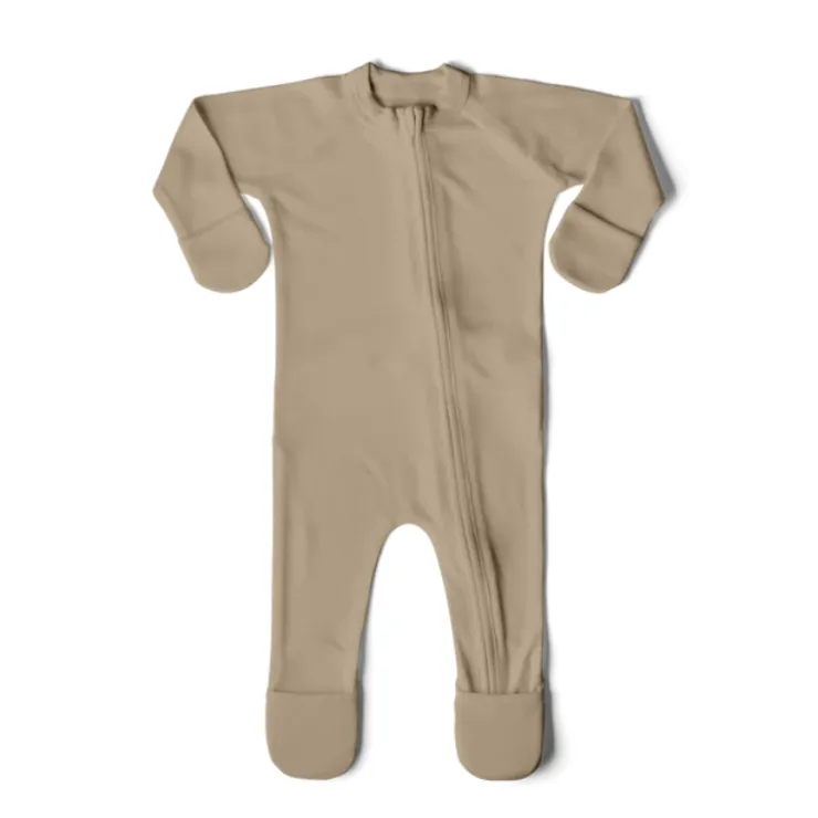 Goumikids Sleepers>Organic Cotton Footie Sleepers