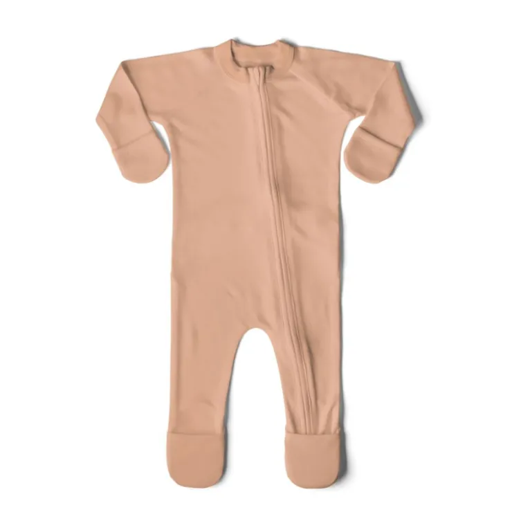 Goumikids Sleepers>Organic Cotton Footie Sleepers