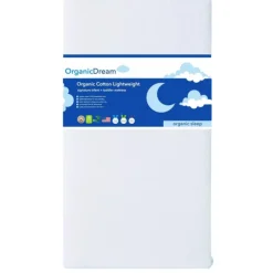 Organic Dream Mattresses|Mattresses>Organic Cotton Lightweight Crib & Toddler Mattress
