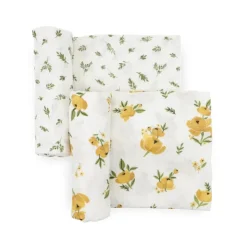 Little Unicorn Swaddles>Organic Cotton Muslin Swaddle Blanket - 2 Pack