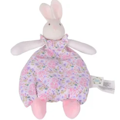 Tikiri Plush Toys>Organic Lovey with Rubber Head