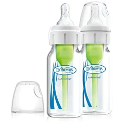 Dr Brown's Bottle Feeding>4oz Options+ Glass Narrow Bottles
