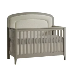 Natart Juvenile Cribs>Palo 5-in-1 Upholstered Convertible Crib