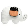 Lambs & Ivy Plush Toys>Patchwork Jungle Elephant Pillow