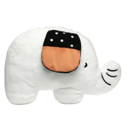 Lambs & Ivy Plush Toys>Patchwork Jungle Elephant Pillow