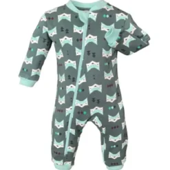 ZippyJamz Sleepers>Patterned Organic Footless Sleepers