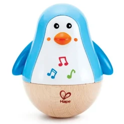 Hape Sensory Toys>Penguin Musical Wobbler