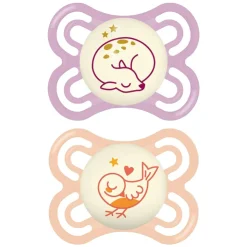 MAM Pacifiers>Perfect Night Orthodontic Pacifier - 0-6 Months - 2 Pack