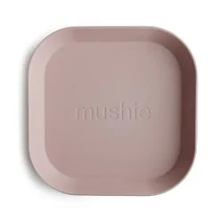 Mushie Tableware>Plate Set Square - 2 Pack