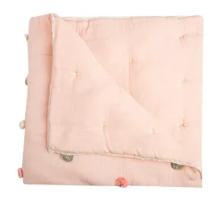 Crane Bedding>Pom Pom Quilted Baby Blanket