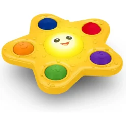 Baby Einstein Sensory Toys>Pop & Glow Starfish Suction Cup Toy