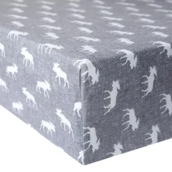 Copper Pearl Crib Sheets|Bedding>Premium Knit Fitted Crib Sheets